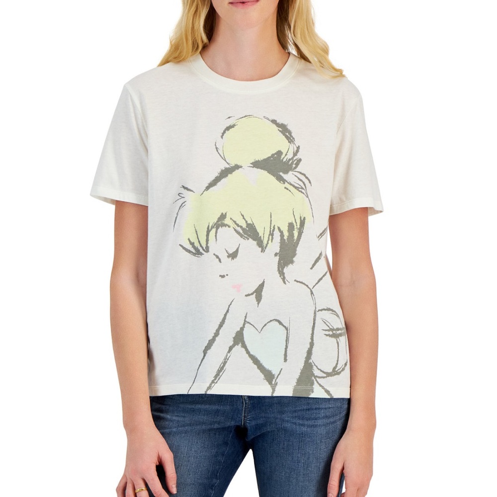 Disney Cream T-Shirt with Tinkerbell